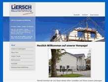Tablet Screenshot of liersch-bauunternehmungen.de